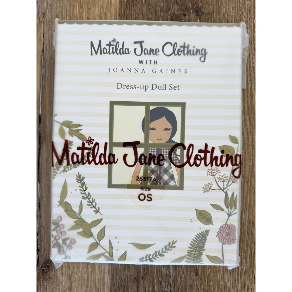 Matilda Jane Jonna Gaines Dress-up Doll Set Kids Magnetic Toy Boho Farmhouse